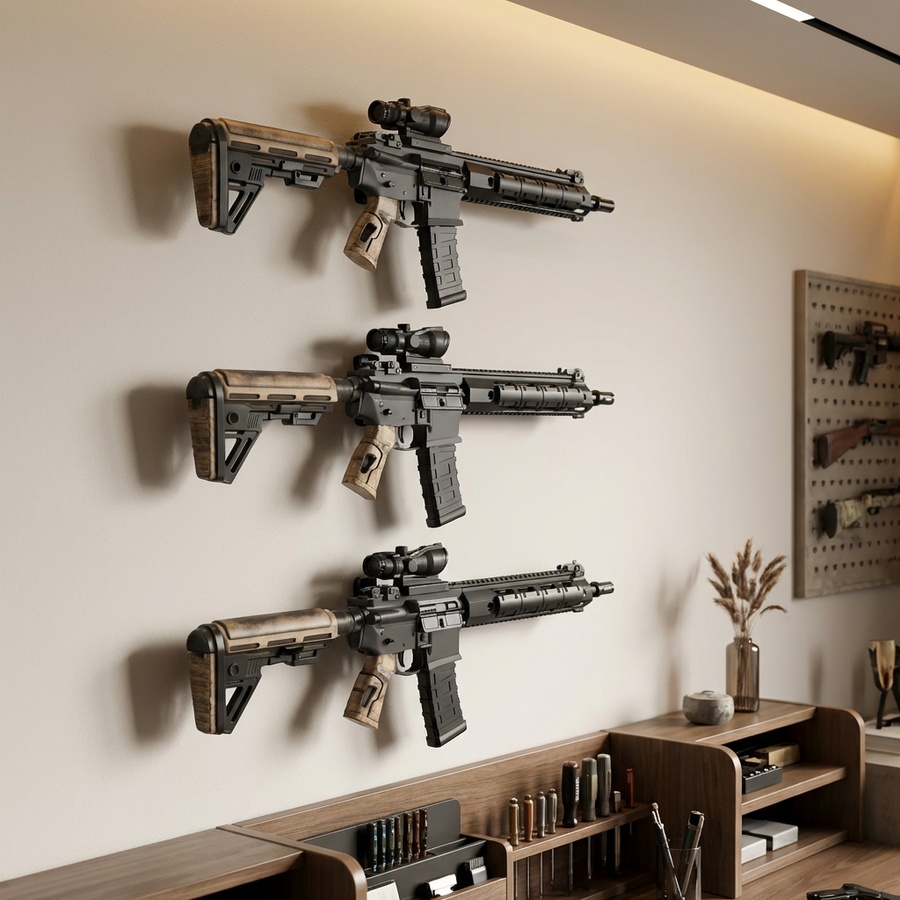 Load Lock Rachet Gun Rack Lockster Carry and Rack System